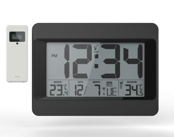 Quality Electronic Movement Jumbo Digital Wall Clock Temperature Indoor Outdoor Led Clock for sale