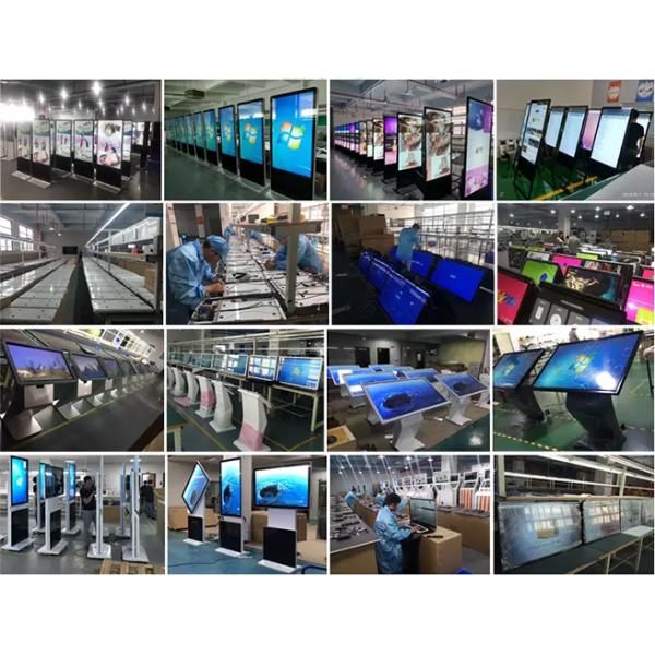 Floor Standing 420W 43" 49" 55" Lcd Touch Screen Kiosk