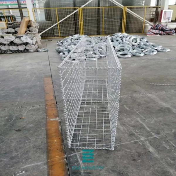 Flood Prevention Welded Wire Mesh Fence Rolls Anti Corrosion Gabion Box