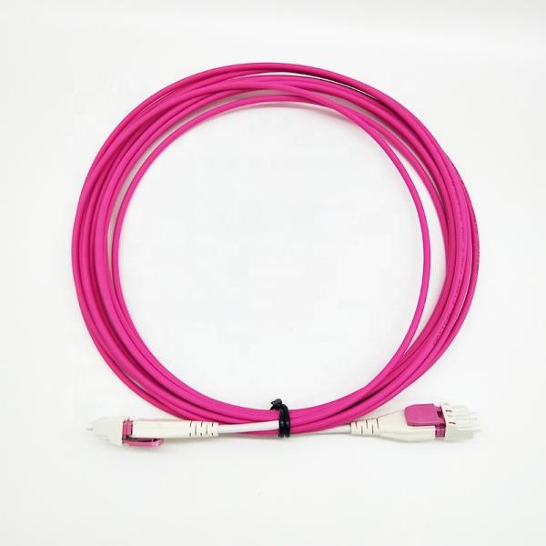 High Quality LC Uniboot Patch Cord , OM3 OM4 Optic Fiber Cable LC/UPC-LC/UPC Duplex 2.0mm Suncall LC Connector