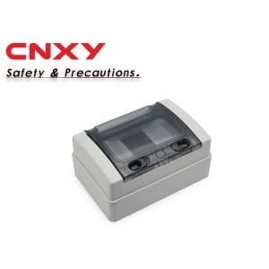 China 4 Ways Watertight Electrical Breaker Box RAL7035 With Sealing Circle wholesale