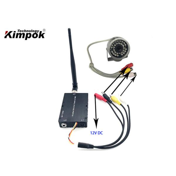 China Lightweight Analog Wireless AV Transmitter And Receiver LOS 10km wholesale