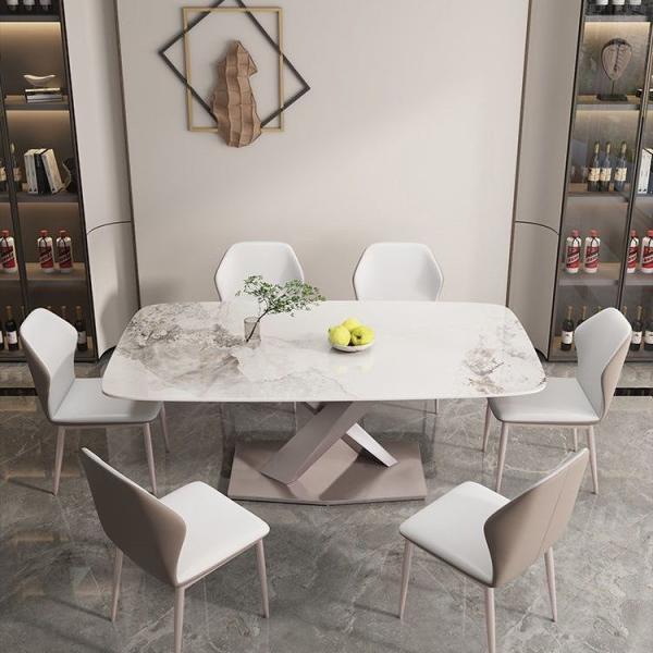 Quality Quartz Stone Tabletop Luxury Wood Dining Table Set OEM ODM for sale
