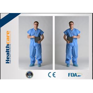 China Nonwoven Disposable Hospital Scrubs Protective Clothing For Operation Room wholesale