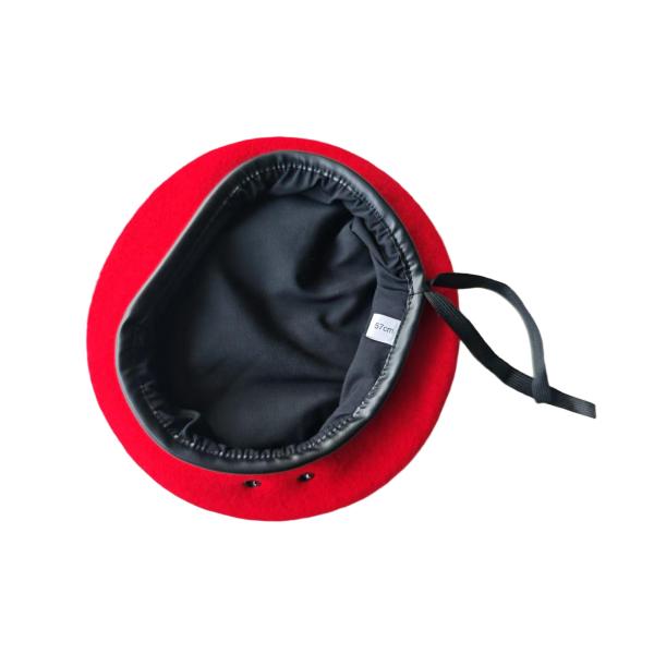 Custom Military Beret 57cm Head Circumference Tactical Red Cap