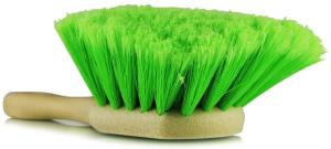 China Short Handle 190g Car Wheel Cleaning Brush For Car Rim 3.7 X 9.4 X 4.1 Inches wholesale