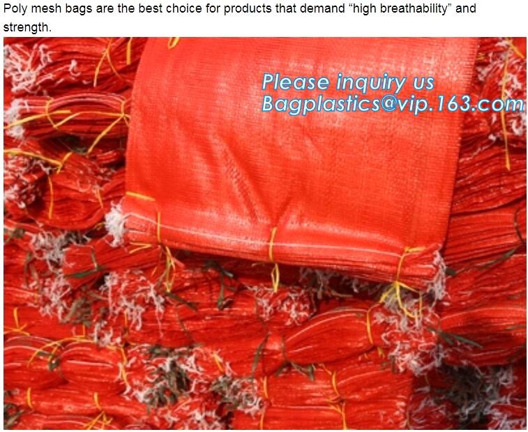 Plastic mesh net raschel bag in roll for automatic packing,Plastic raschel raschel PE fruit mesh net bag, bagease, pack