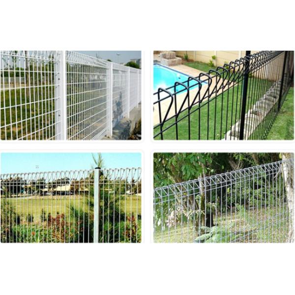 L2.3m 6mm Dia BRC Roll Top Mesh Fence Panels Hot Dipped Galvanized