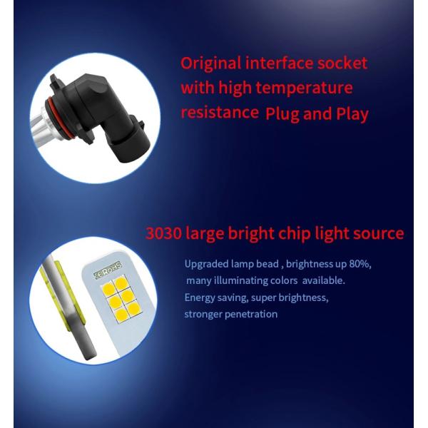 12pcs H11 P13W 9006 700lm H16 LED Fog Light Bulbs