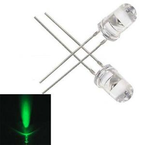 China High Brightness Passive Electronic Components Green Water Clear LED 5 Mm wholesale