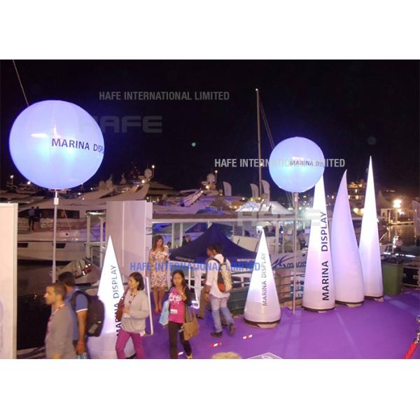 12V DC Inflatable Led Light 240W , Light Up Balloons For Big Area Events