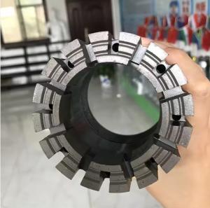 China Turbo Type Bq Nq Hq Pq Impregnated Diamond Core Drill Bits For Hard Rock Mining on sale