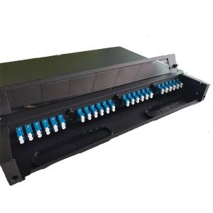 12 / 96 Core Optical Fiber Distribution Frame LC MPO MTP 1u19 Universal Module Box