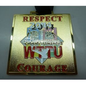 China 2014 WTTU takewondo medal metal medallions, sourvenirs wholesale