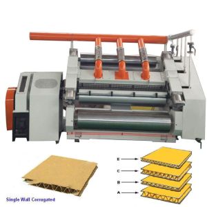 China CE Fingerless Single Facer Machine For 1600mm Carton Box wholesale
