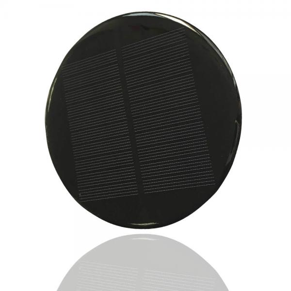 Quality 6V 110mA Mini Solar Panels Easy Installation , Diameter 100mm Round Solar Panel for sale