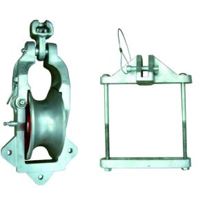 Universal 10kn Transmission Stringing Blocks Pulley Aluminum Single Hanging