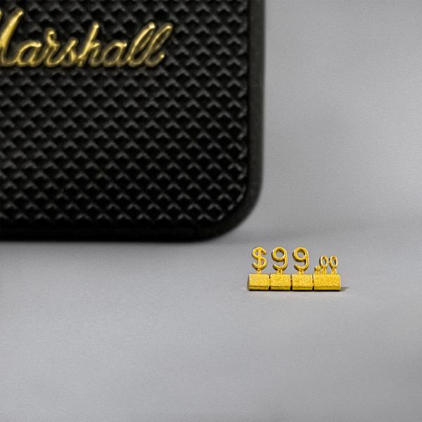 3D Metal Pricing Systems 8 mm Price Cubes Retail Price Display Tags