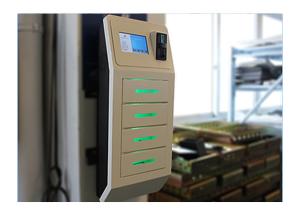 China Wall Mounted Phone Charging Station Coin Operated With Touch Screen wholesale