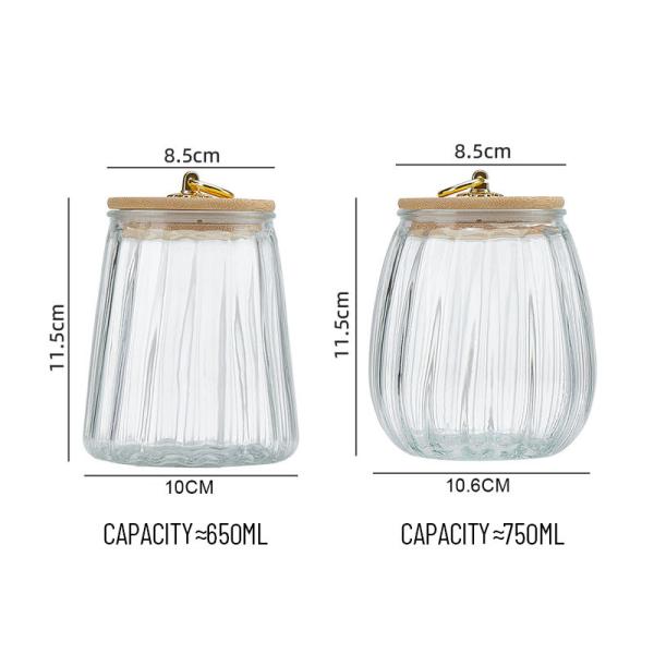 Industrial-Grade Glass Jars with Spoon|B2B Bulk Orders|Airtight Bamboo Lid Containers|Custom Branding