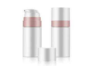 China Custom white Double Wall 30g Cosmetic Airless Makeup Pump Bottle on sale