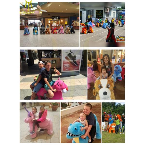 Hansel  new design shopping mall indoor bull ride game plush animal electronic coin bull ride