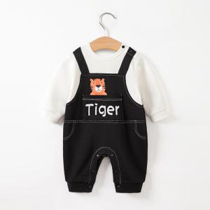 China Children'S Short Sleeve Overall For Newborn Cartoon Strap Overalls Spring Autumn wholesale