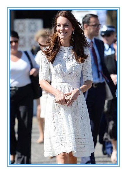 European Summer Fashion Elegant White Lace Cotton Dress Pattern Wholesale