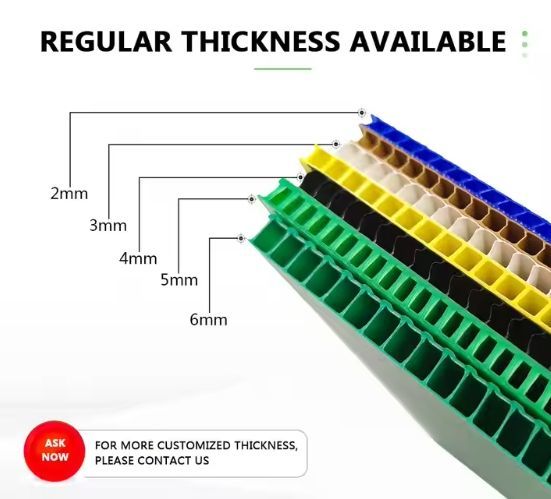 Corrugated Plastic Carton Box Twin Wall Pp Box Shipping Box Heavy-Duty Collapsible Storage Containers 3mm Thick PP Plastic Moving Boxes Space-Saving