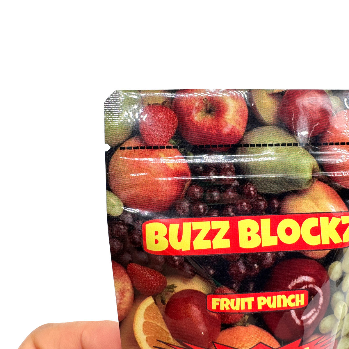 300mg Custom Design Digital Printed Stand Up Pouches Zipper Bags for Fruit Punch Flavor Candy Gummies Packaging