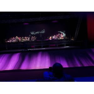 5m Width 3D Images Transparent Holographic Foil Reflect Screen