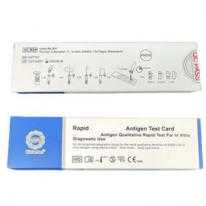 China CE For 19 Antigen Test Home Factory And Antigen Rapid Test Kit Supplier on sale