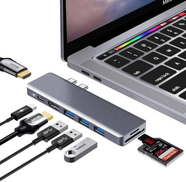 Quality 11 In 1 Multiport USB C USB-C Type-C PD 4K HDTV Hub Adapter Docking Station With RJ45 for sale