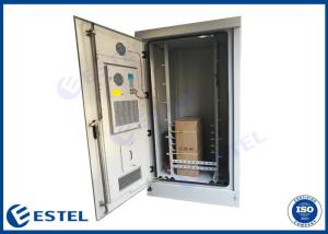 China Galvanized Steel FCC 48VDC LED Outdoor Telecom Cabinet wholesale