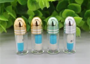 China Golden Empty Capsule Shells PS Plastic 2g Clear Pill Bottles wholesale