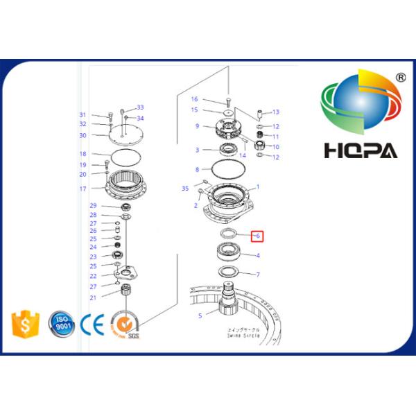 AP4282G TCN Style Framework Mechanical Seal Oil for Swing Machinery Komatsu PC200-7, PC220-7