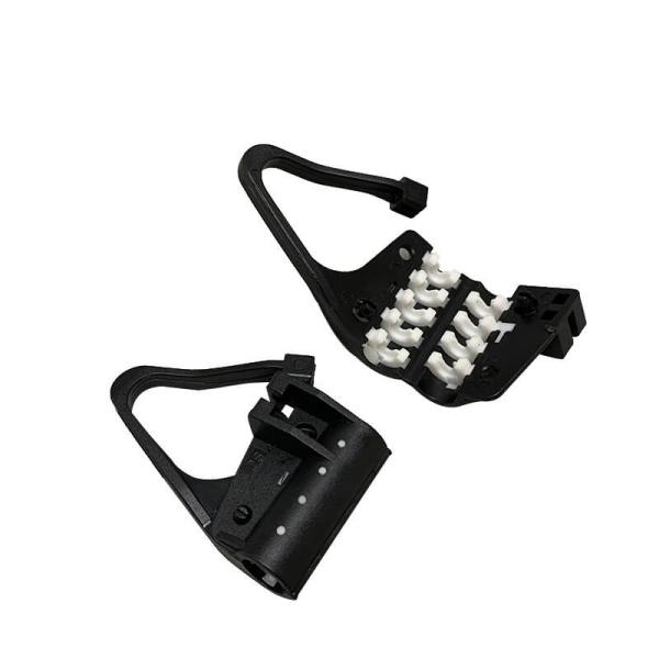 UV Resistant Nylon Drop Wire Suspension Clamp For Dead-ending Of Round Cable 2-7mm