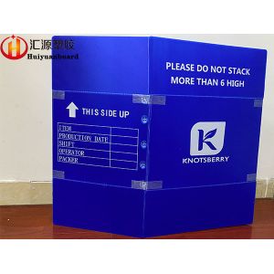 Impact Resistant 3mm Foldable Corrugated Plastic Box