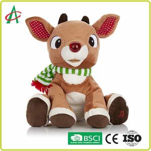 China Reindeer Musical Stuffed Animals For Infants 8.5 Inches wholesale