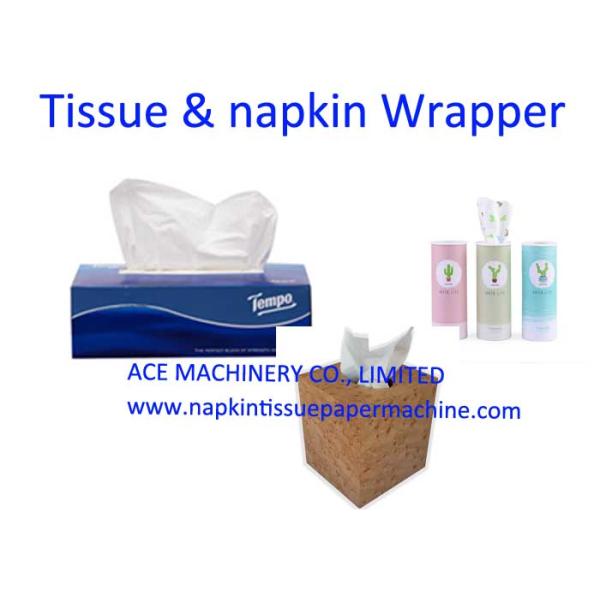 50 Bag / Min Servo Control Facial Tissue Packing Machine