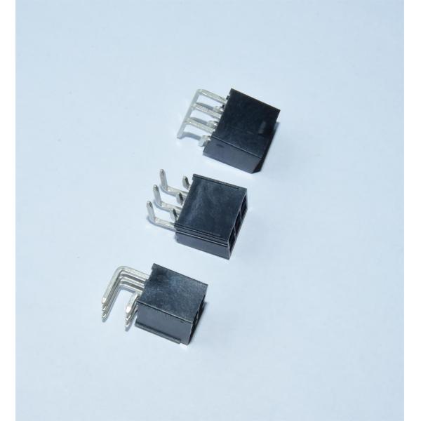 High-Performance Double Row 2x3p Black Elbow Pin Header for Stable Signal Transmission