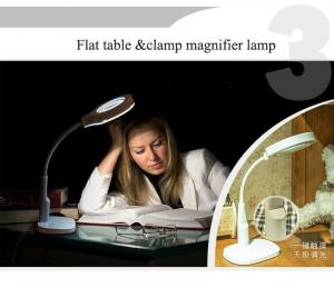 China Multi-purpose magnifier led Magnifying loupe Glasses Desk Table Reading Lamp Light KS-1081 wholesale