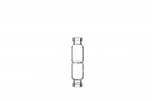 China 1ml empty clear amber low borosilicate tubular glass vial wholesale