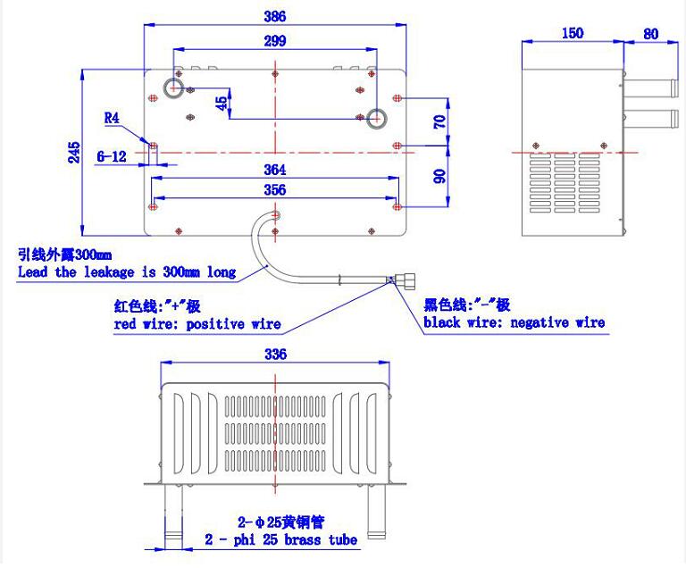 24v/12v Air Conditioning System Bus And Truck Radiator 5000 Hours Life Time