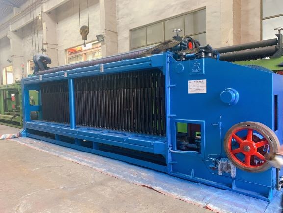 SGS 84*110mm Double Twist Hexagonal Gabion Wire Mesh Machine