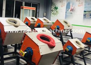China 25KW Medium Frequency Industrial Induction Metal Melting Furnace 5KG Capacity for Steel Copper Aluminum on sale