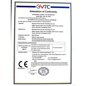 Shenzhen Peace Guarder Technology Co., LTD Certifications
