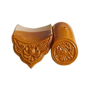 Buy cheap Asian garden kiosk glazed roof tiles from wholesalers