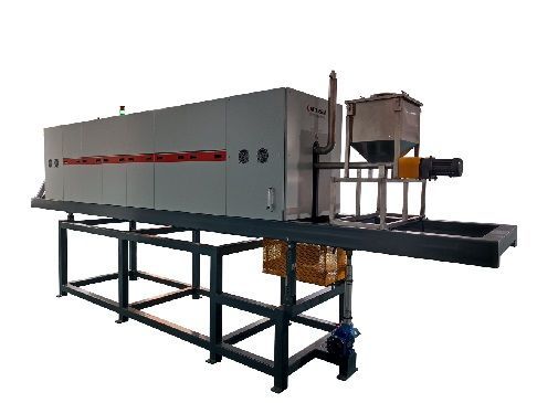 1100°C RTF3042-0610 Rotary Furnace Heat Treatment High-Purity Quartz