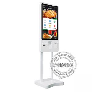 China 32 Restaurant Self Service Checkout Kiosk With Aluminum Case on sale